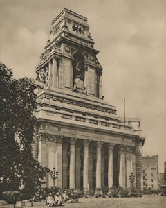 Gebouwen van de Port of London Authority bij Tower Hill, ca. 1935