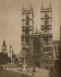 De Hand van Wren in de Structuur van Westminster Abbey, c1935