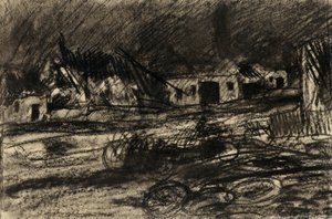 Een ambulancepost door Donald Shaw MacLaughlan