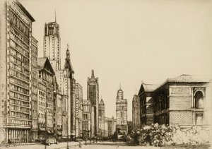 Chicago, Michigan Avenue no. 1 door Donald Shaw MacLaughlan
