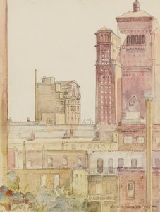 Chicago, Daken bij Allerton House door Donald Shaw MacLaughlan