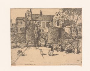 De Porte Gayole in Boulogne-sur-Mer door Donald Shaw MacLaughlan