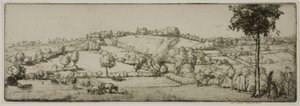 Landschap, Bretagne door Donald Shaw MacLaughlan