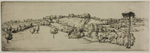 Landschap, Bretagne door Donald Shaw MacLaughlan