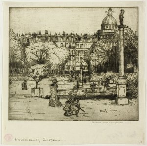 Luxemburgse tuinen, Parijs door Donald Shaw MacLaughlan