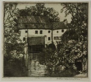 Molen St. Maurice door Donald Shaw MacLaughlan