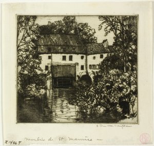 Molen St. Maurice door Donald Shaw MacLaughlan