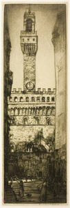 Palazzo Vecchio, Florence door Donald Shaw MacLaughlan