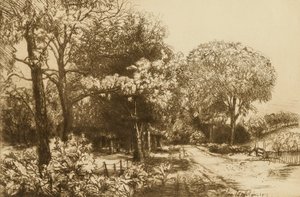 Rijweg, Tennessee door Donald Shaw MacLaughlan