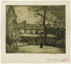 St. Julien-le-Pauvre door Donald Shaw MacLaughlan