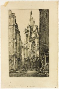 St. Séverin, Parijs door Donald Shaw MacLaughlan