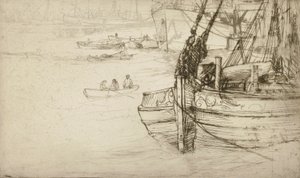 The Little Pool, Londen door Donald Shaw MacLaughlan