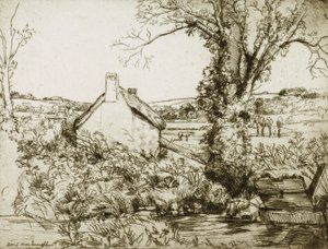 Huisje van de molenaar door Donald Shaw MacLaughlan