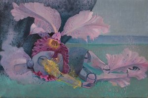 Metamorfose, mannequin en orchidee door Donatella Merlo