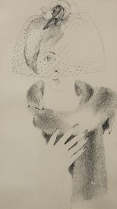 Zelfportret door Donatella Merlo