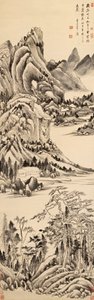 Berglandschap door Dong Qichang
