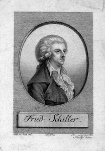 Portret van Friedrich von Schiller 1759-1805