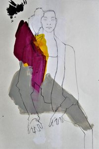 Abstracte modefiguur