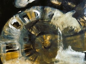 Abstract: Gouden werveling door Doris Schmitz