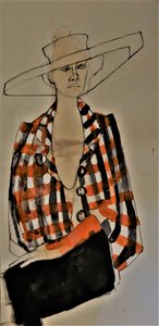 Chique look met geruit jasje