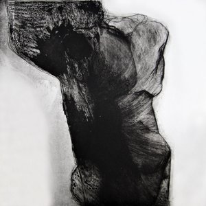Donkere abstracte vorm door Doris Schmitz