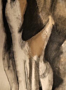 Elegant abstract naakt