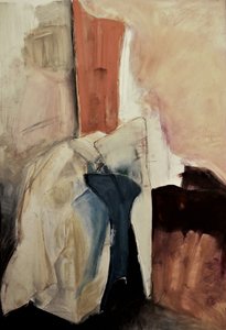 Ingetogen abstracte compositie
