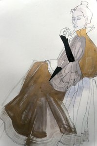 Portret van een vorstelijke dame