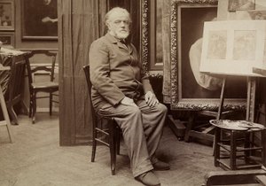 Portret van een Schilder in zijn Atelier