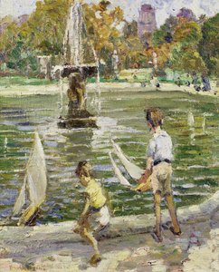 Zeilboten in Hyde Park