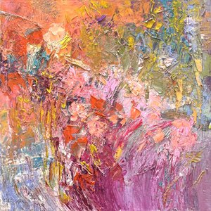 Levendige bloemen in impasto-stijl door Dorothy Fagan