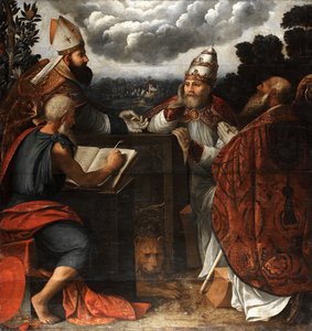 Geschil van vier kerkvaders over de Onbevlekte Ontvangenis, 1541