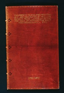 Volume van manuscriptfragmenten gebonden voor Emery Walker (1851-1933) 1902