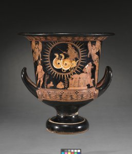 Detail van een roodfiguren lekythos