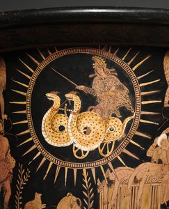 Detail van een roodfiguren lekythos