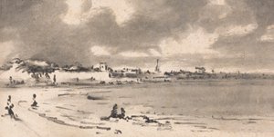 Compositie: Italiaans zeegezicht door Dr. Thomas Monro