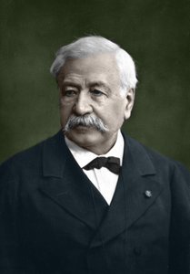 Portret van Ferdinand de Lesseps (1805 - 1894). Fotografie van Dragon. door Dragon