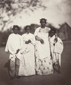 Malgasische vrouw en haar kinderen, Plaat 3, 1863
