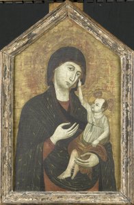 Maria met Kind door Duccio di Buoninsigna (copy after)