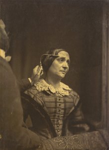 Aandacht, aandachtige blik links, Pijnlijke aandacht rechts, 1854-1856, gedrukt 1862