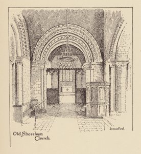 Sussex: Oude Shoreham Kerk door Duncan Moul