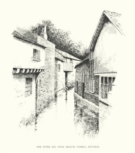 De Rivier Hiz vanaf Bridge Street, Hitchin door Duncan Moul