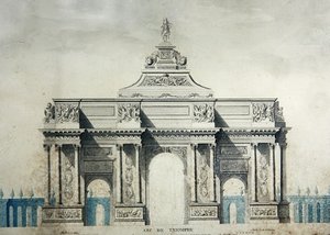 Arc de Triomphe, naar de ontwerpen van Claude Perrault (1613-78)