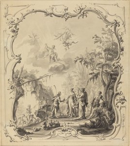 Het oordeel van Paris door Dutch 18th Century
