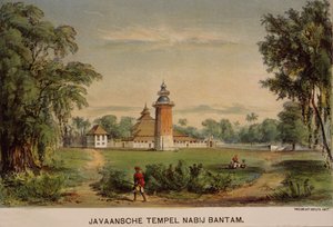 Banten Moskee, Java, Indonesië door Dutch School