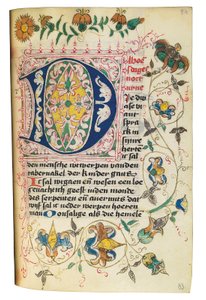 Getijdenboek en Gebedenboek in het Nederlands, Nederrijn, Emmerik, Kleef, ca. 1480 door Dutch School