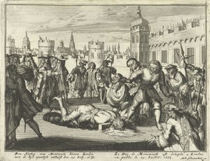 Executie van de Hertog van Monmouth, 15 juli 1685 door Dutch School