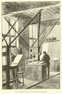In de boekdrukkerij van Christophe Plantin