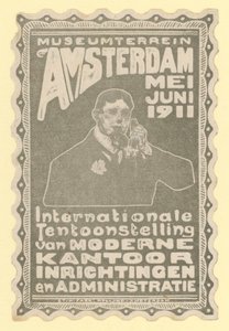 Internationale tentoonstelling van moderne kantoorapparatuur, Museumterrein, Amsterdam, 1911 door Dutch School
