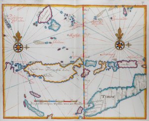 Eiland Timor en omgeving door Dutch School